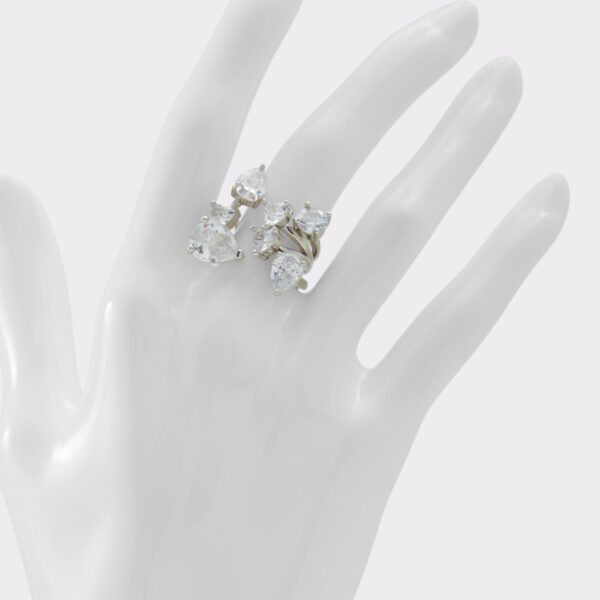 Halobandra Silver/Clear Multi Women's Rings - 画像 (2)